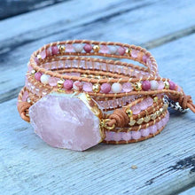 Load image into Gallery viewer, Golden Rose Quartz Bracelet - BRACELET Bracelets