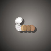 Load image into Gallery viewer, Silver Refillable Compact - Face Makeup ALL BRONZER MAKEUP