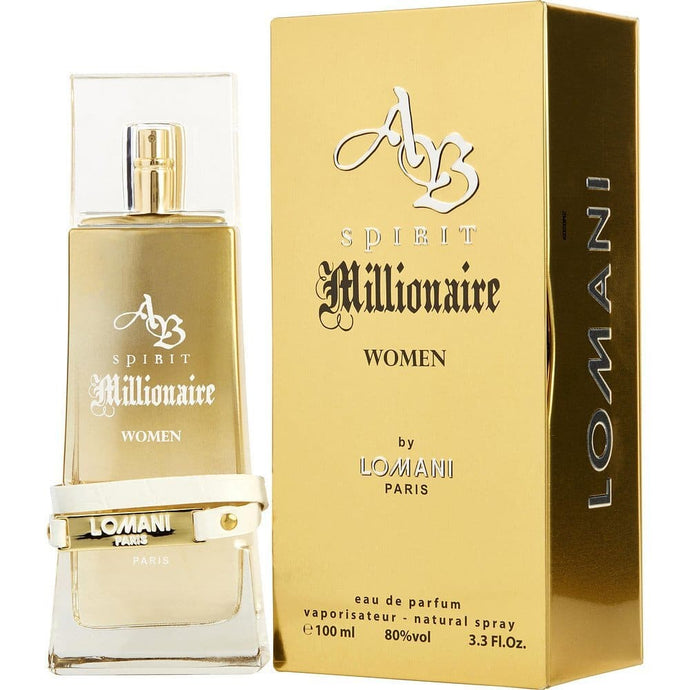 AB SPIRIT MILLIONAIRE BY LOMANI EDP SPRAY 100ML FOR WOMEN -