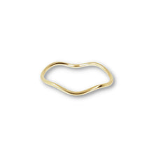 Load image into Gallery viewer, Bronzallure ’Golden’ Oval Wave Bangle - Jewelry Bracelets
