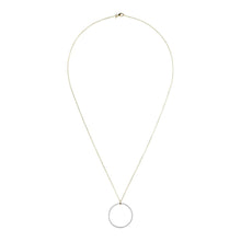 Load image into Gallery viewer, GOLDEN CZ LGE CIRCULAR NECKLACE 91CM - Jewelry ALL NECKLACES
