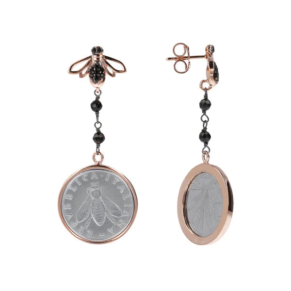 Lira and Bee Dangling Earrings - BRONZALEUR EARINGS Best