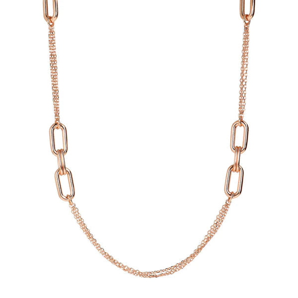 Oval Details Chanel Necklace - BRONZALEUR NECKLACE ALL