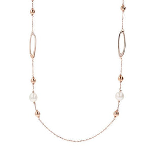 Pearls Details Necklace - BRONZALEUR NECKLACE ALL NECKLACES