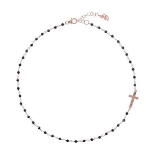 Rosary Necklace with Cross - BRONZALEUR NECKLACE ALL