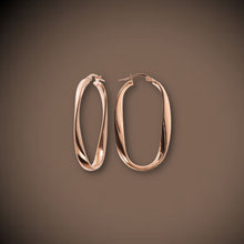 Load image into Gallery viewer, Shiny Twisted Hoop Earrings - Jewelry ALL EARINGS
