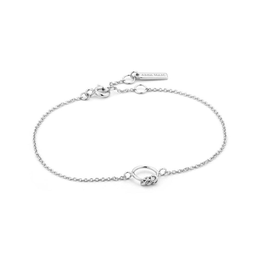 Silver Modern Circle Bracelet - ANIA HAE JEWELLERY