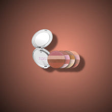 Load image into Gallery viewer, Silver Refillable Compact - Face Makeup ALL BRONZER MAKEUP
