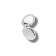 Load image into Gallery viewer, Silver Refillable Compact - Face Makeup ALL BRONZER MAKEUP
