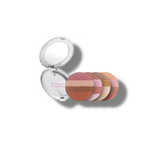 Load image into Gallery viewer, Silver Refillable Compact - Face Makeup ALL BRONZER MAKEUP
