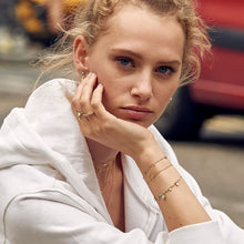 Load image into Gallery viewer, Turquoise and Labradorite Silver Bracelet - ANIA HAE
