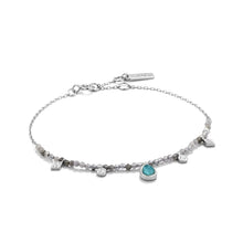 Load image into Gallery viewer, Turquoise and Labradorite Silver Bracelet - ANIA HAE
