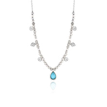 Load image into Gallery viewer, Turquoise Labradorite Silver Necklace - ALL NECKLACES
